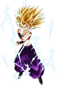 Super saiyan 2 caulifla vfx by aubreiprince-dbhydo7