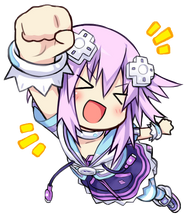 Chibi Neptune 4 Render