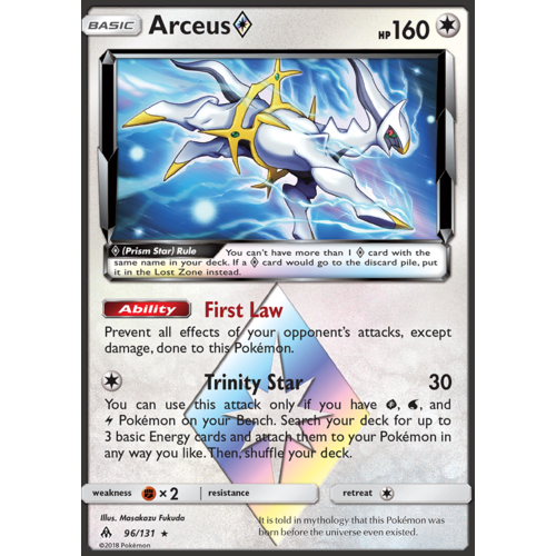 For the guys questioning what decks were running three Arceus cards I  defeated a V for my first two prize cards. : r/PTCGL