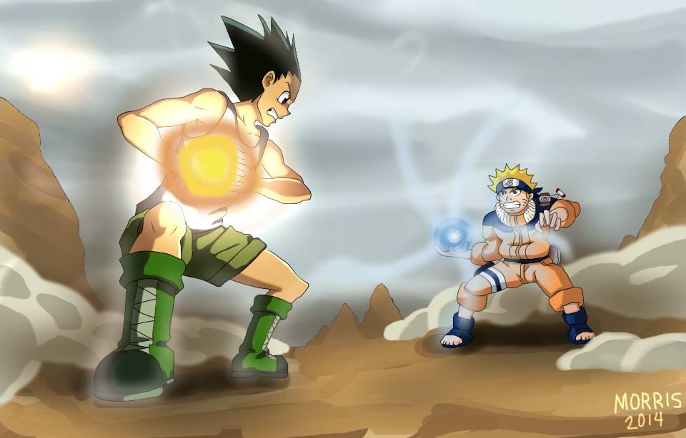 Gon vs naruto by morris1611-d7z1ay6