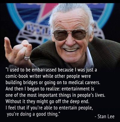 Stan Lee, On His Accomplishments