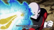 SSBE gets a compliment from Jiren SSBE gets a compliment from Jiren