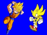 SSJ Goku vs Super Sonic SSJ Goku vs Super Sonic
