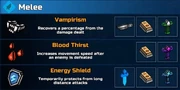 Melee Mod Abilities Melee Mod Abilities