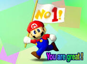 Congratulations Mario Smash 64