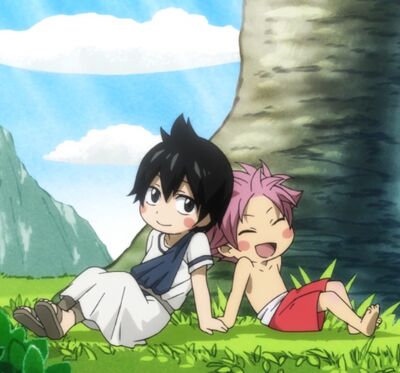 Little Natsu and Zeref