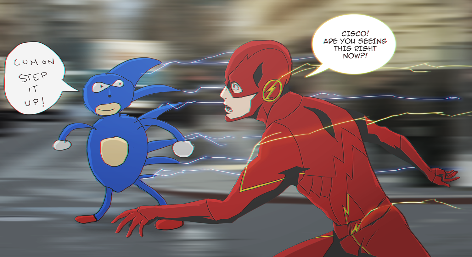 Sanic is coming by fxnart-d93sk3h