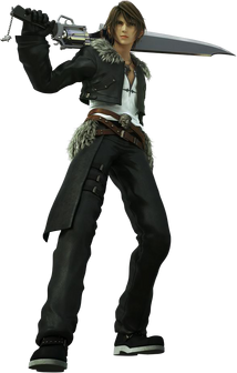 Squall Dissidia CG render