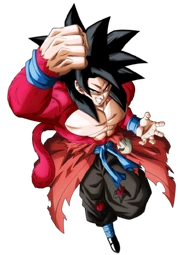 Super saiyan 4 xeno goku by nekoar-dbuxeno-heroes