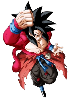 Super saiyan 4 xeno goku by nekoar-dbuxeno-heroes