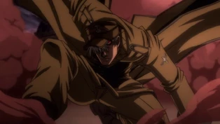 The Captain lands on the ground