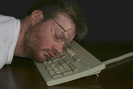 Asleep on keyboard