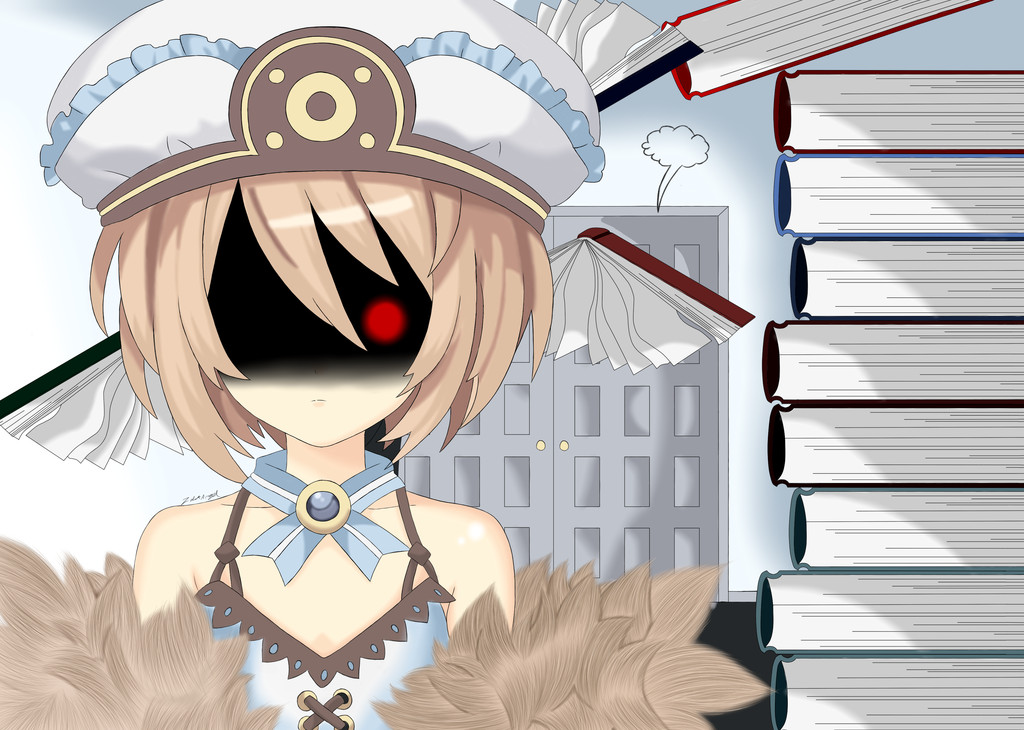 Hyperdimension lady blanc mad by zalotangel-d99z1rj