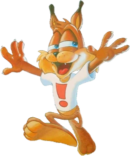 Bubsy jumps Bubsy jumps