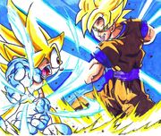 (Saiyan Saga) Goku vs Sonic (Adventure)