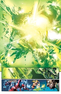 Green Lantern's contain explosion 2 Green Lantern's contain explosion 2