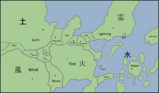 Naruto continent map