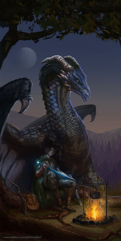 Eragon and saphira s markoy by apljck-dauryin