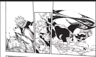 GMG Natsu vs Sting and Rogue