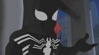 Symbiote Spidey Shrug