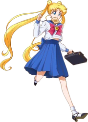 Usagi Tsukino Late for School SMC (1)