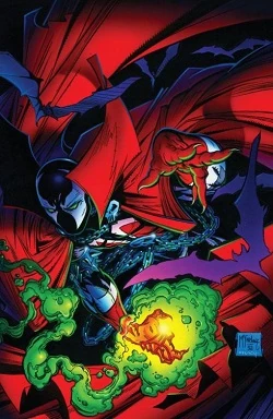 Classic Spawn Comic Book Cover Art Classic Spawn Comic Book Cover Art