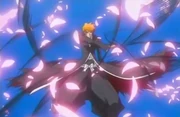 Ichigo repele a Senbonzakura Kageyoshi