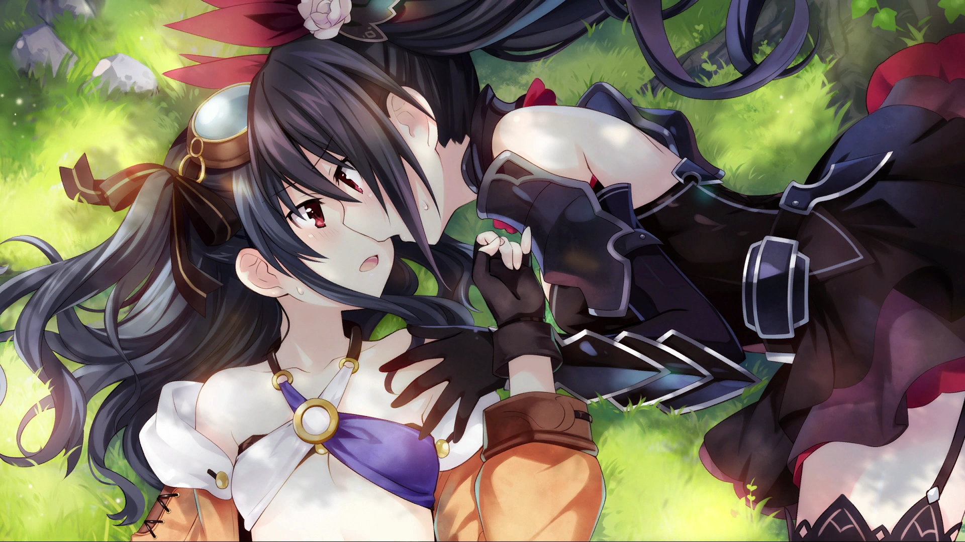 Noire and uni four goddesses online cyber dimension neptune and neptune series drawn by tsunako aa8646a78f4d237a2a8f3d5d0ff13a1e
