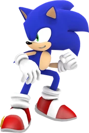 Sonic fighting pose