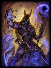 T Anubis Albino Card