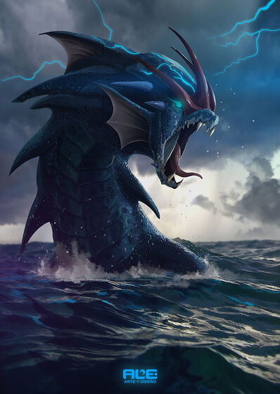 Gyarados realistic version by dantefitts-d8gszrs