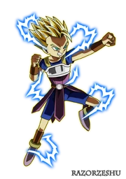 Kyabe ssj2 render by razorzeshu-dbjshpt