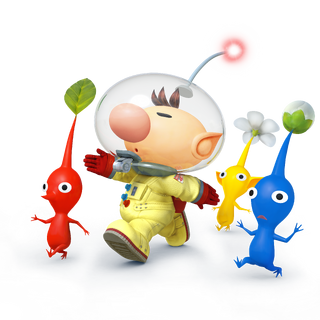 Captain Olimar and Pikmin - Super Smash Bros. for Nintendo 3DS and Wii U