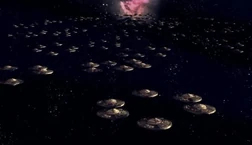 Dalek saucer fleet Dalek saucer fleet