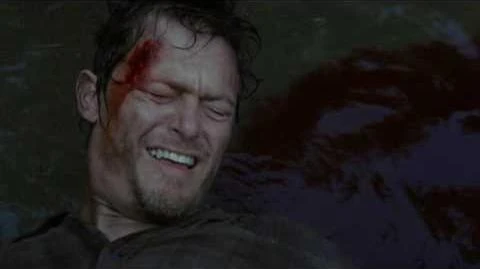 TWD S2E5 - Daryl Falls off Horse Down a Hill