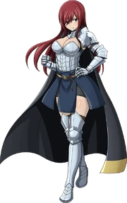 Erza Scarlet With Cape