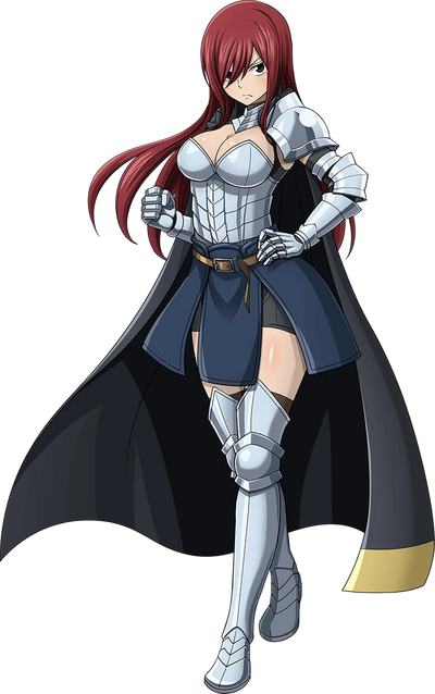 Erza Scarlet With Cape