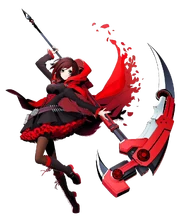 Blazblue cross tag battle ruby rose render by digi thesaiyan-dbgkbni