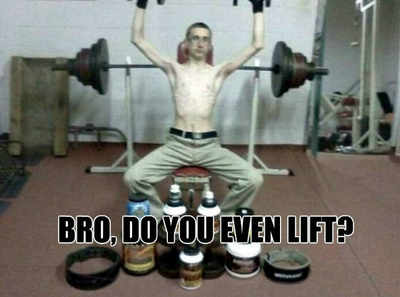 Do you even lift skinny dude