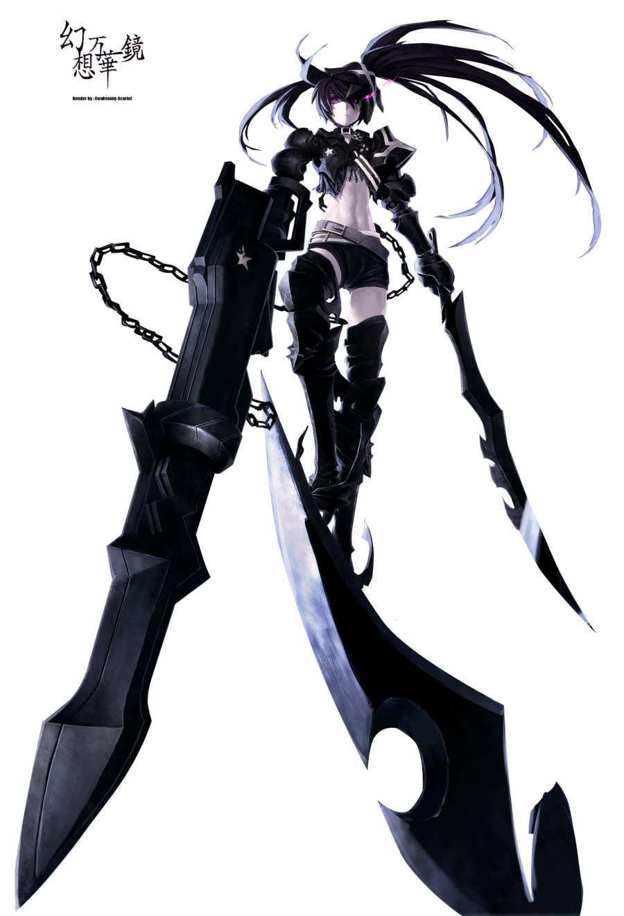 black rock shooter картинки онлайн black rock shooter картинки