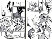 Mewtwo defeating Deoxys