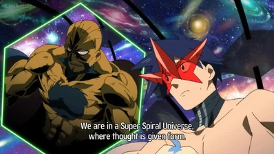 Anti Spiral can create universe with thought