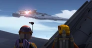 U-wing vs Light Cruiser 2
