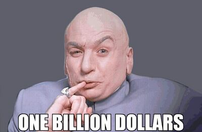 One billion dollars