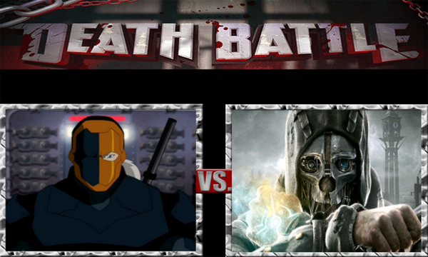 Deathstroke vs corvo attano by scarecrowsmainfan-d68ldz6