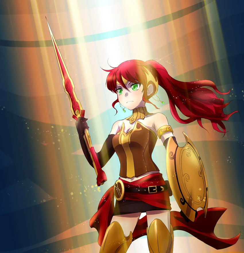Pyrrha nikos rwby drawn by iesupa sample-6911eb891f3ac177e9793cd2e238fc82