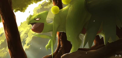 Pokemon sceptile by mark331-d64bett