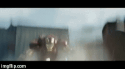 Iron man punches people