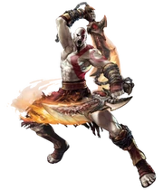 Kratos in Soul Calibur Rendered