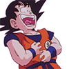Laughing Goku